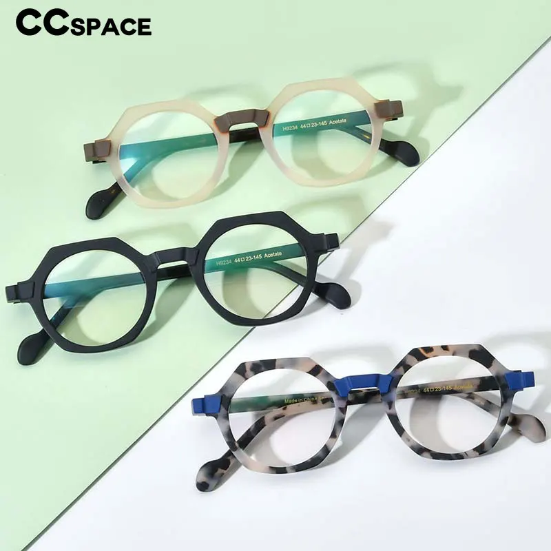 Montature Occhiali Unisex Iglasses Giapponesi In Acetato Spesso, Fatti A Mano, Stile Retro Rivet