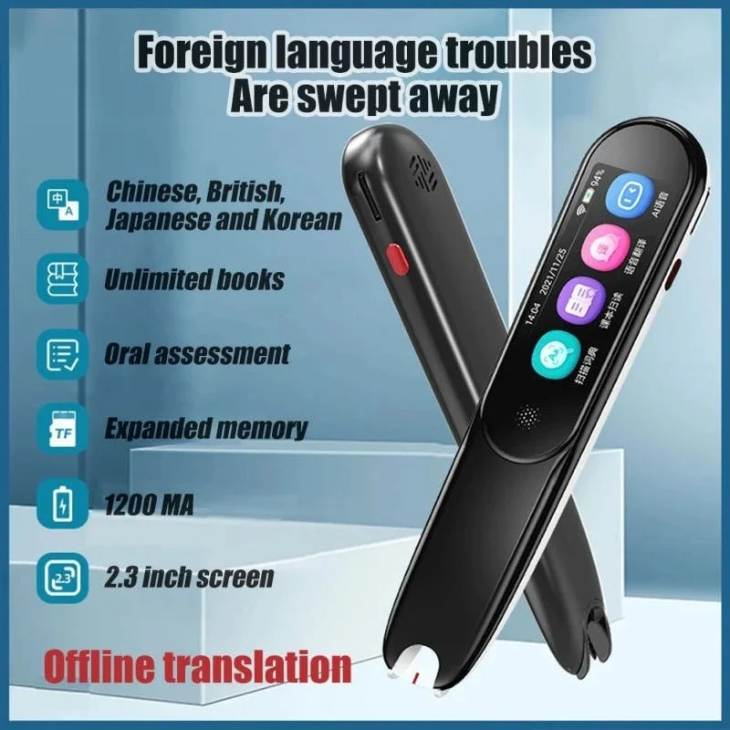 Smart Voice Scan Translator Pen X1 Multifunction Translation Dictionary Pen Real-Time Language Translator Business Travel Abroad