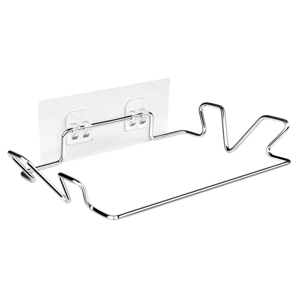 

Kitchen Trash Rack Cabinet Door Garbage Bags Holder Stainless Steel Closet Garbage Storage Holder Garbage Bags Rack Holder