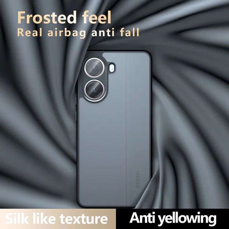 Shockproof Frosted Matte Anti-fingerprint Transparent Phone Case