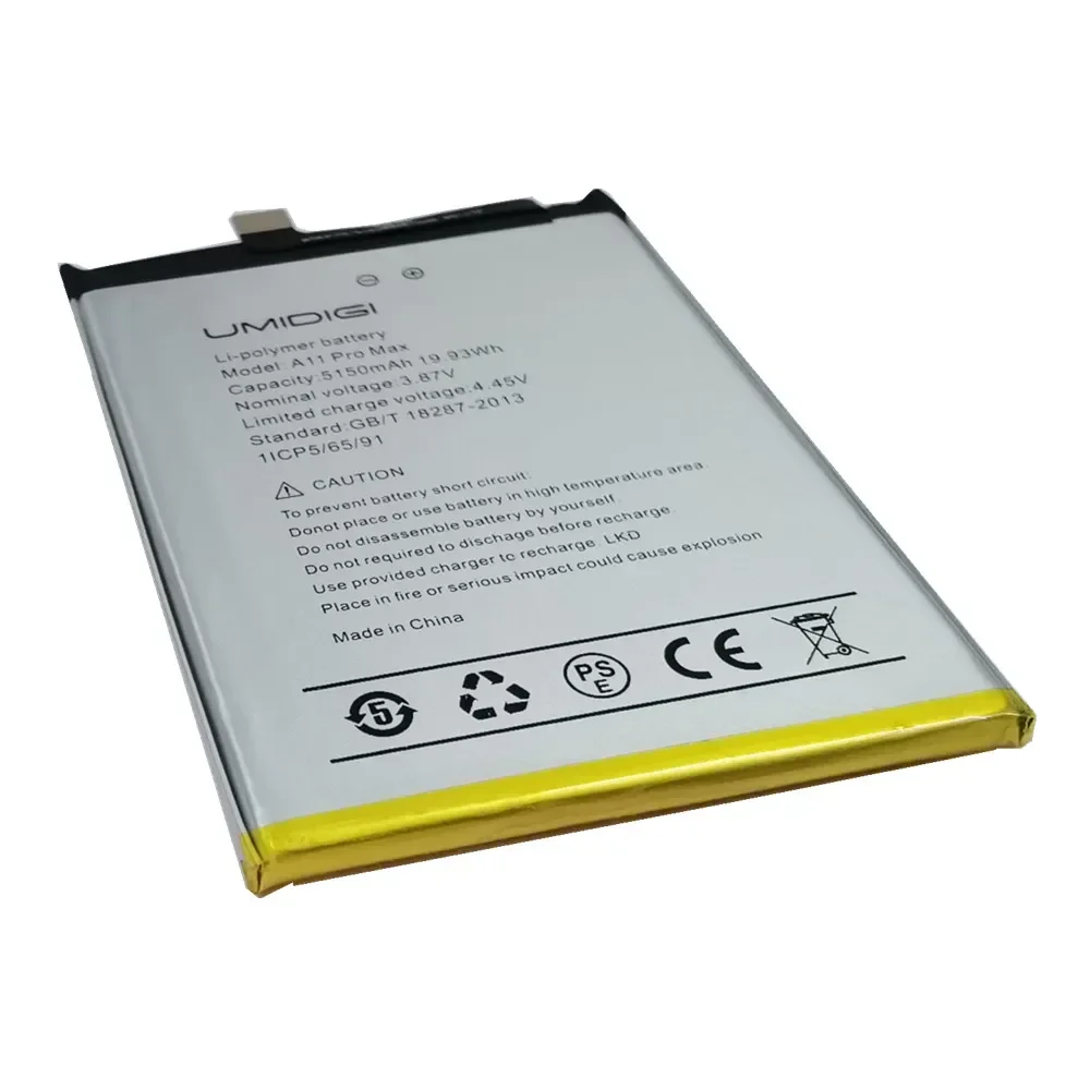 2025 Years 5150mAh Original UMI Battery For Umidigi A11 Pro Max