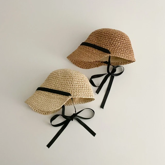 Summer Little Girl Fashion Breathable Straw Hat Children