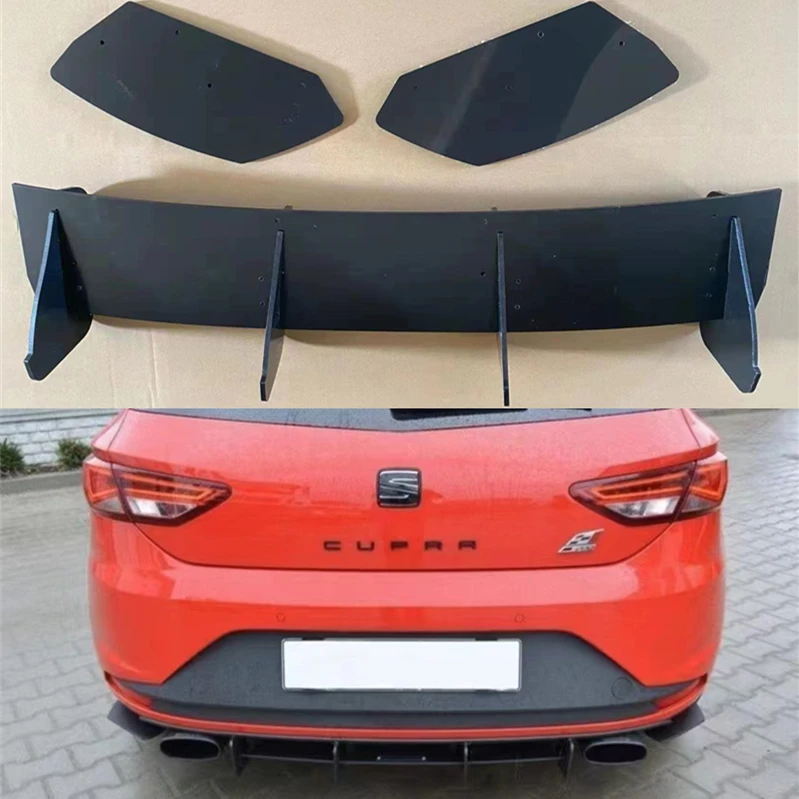 Per Volkswagen Seat Leon Iii Cupra 2012 - 2016 Car Rear Blade Diffusore Paraurti Lip Spoiler Body Kit Accessori