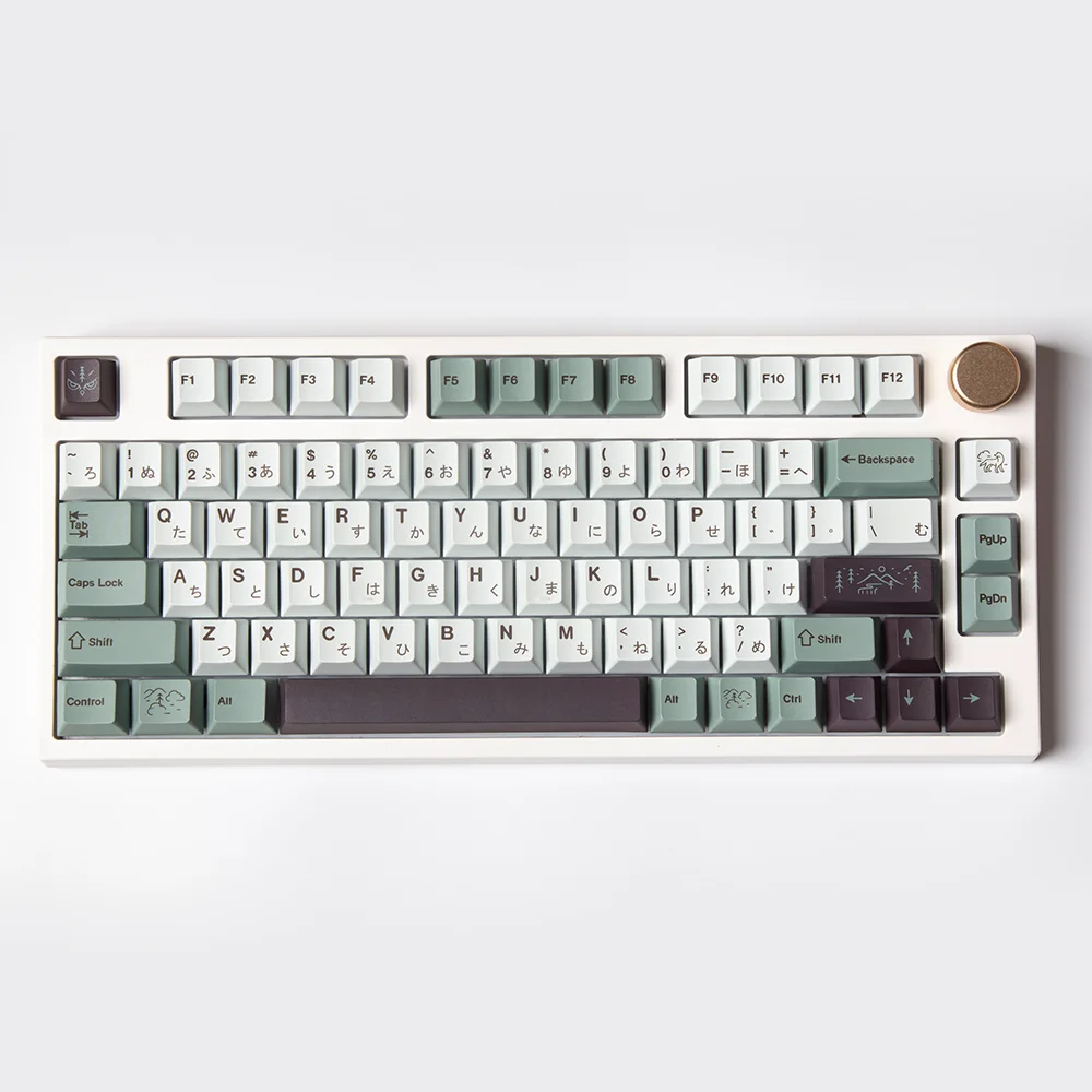 Chaves Gmk Clone Novembro Nevoeiro Keycaps Pbt Cherry Perfil Keycap para mx Switch Teclado Mecânico Dye-sub Tampas de Chave Japonesas 141 - Imagem 4