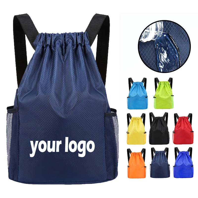 Custom Drawstring Bags Logo Oxford Cloth Drawstring Bag Custom