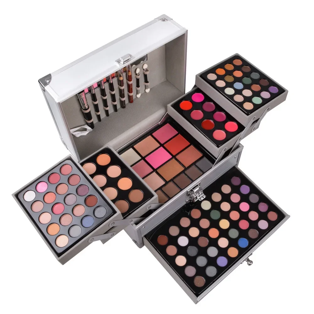 Makeup set gift box complete mystery box lipstick eyeshadow lip gloss blush brush full cosmetics for women