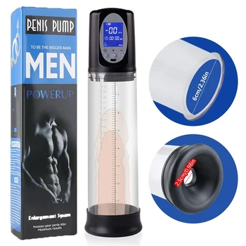 Electri Penis Pump Male Penis Enlarger Sex Toys for Man Vacuum Pump Male Masturbation Penile Extender Trainer Adults Sex Product 1