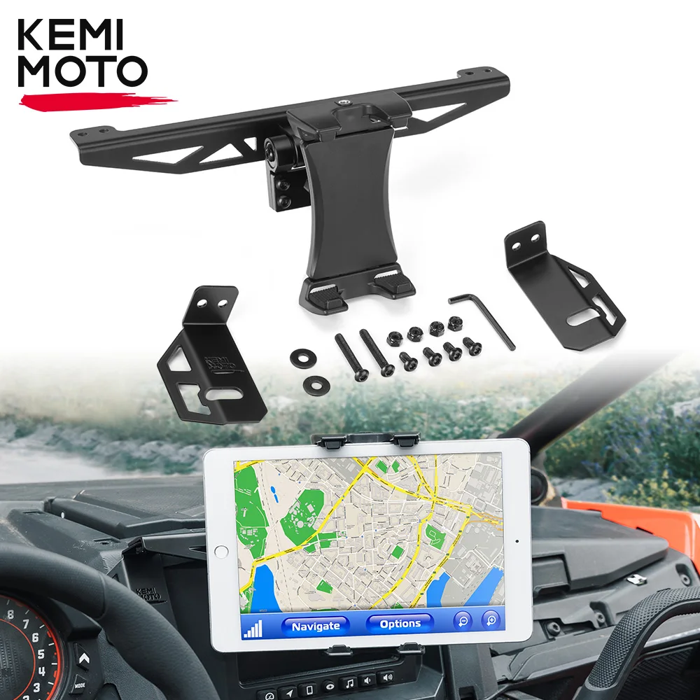 KEMIMOTO UTV HDPE Electronic Device Mounts GPS Phone Tablet Holder Compatible with Polaris RZR PRO XP/XP4 2020 2021 2022 2023