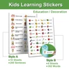 Kids English Words Learning Stickers Decorative Family Daily Routines Sentences Rewards Sticker Teacher Teaching Aids Montessori 1