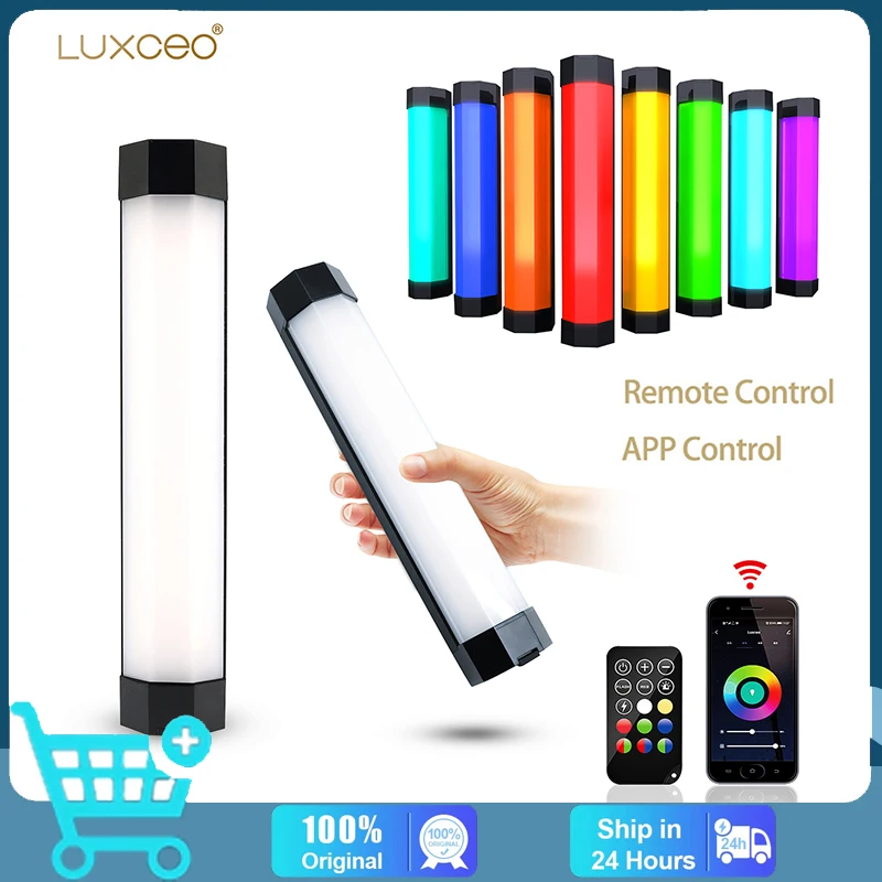 LUXCEO P200 IP67 непромокаемая RGB трубка со встроенным аккумулятором и магнитом с управлением через приложение