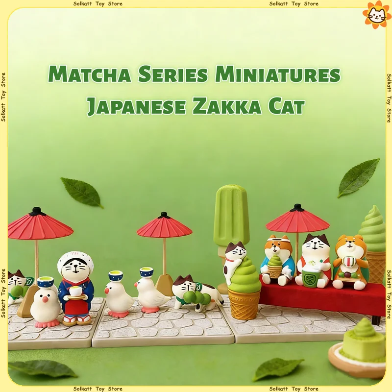 Matcha Series Miniatures: Cute Cat DIY Ornament