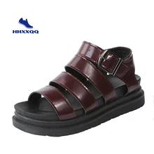 

Black Women Sandals Platform Summer Beach Casual Wedge Shoes Peep Toe Solid Sandals Ladies Sandals Slip On Flats for Women Shoes