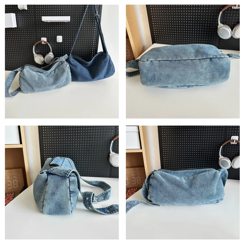 【YOURNUS】Washed Denim Cross Bag Denim crossbody bag washed look | My Jewellery