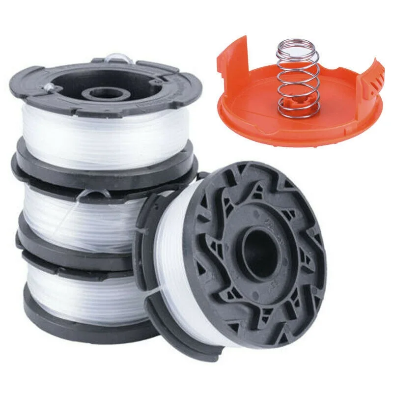 

Cap+Spool & Line For Black & Decker hit the grass rope Strimmer 4x Orange Cover mowing line