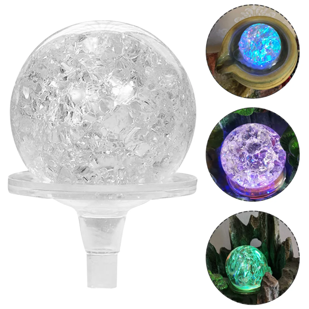 

Bubble Ball Holder Set Home Glass Crafts Decorative Sphere Adorns Plastic Clear