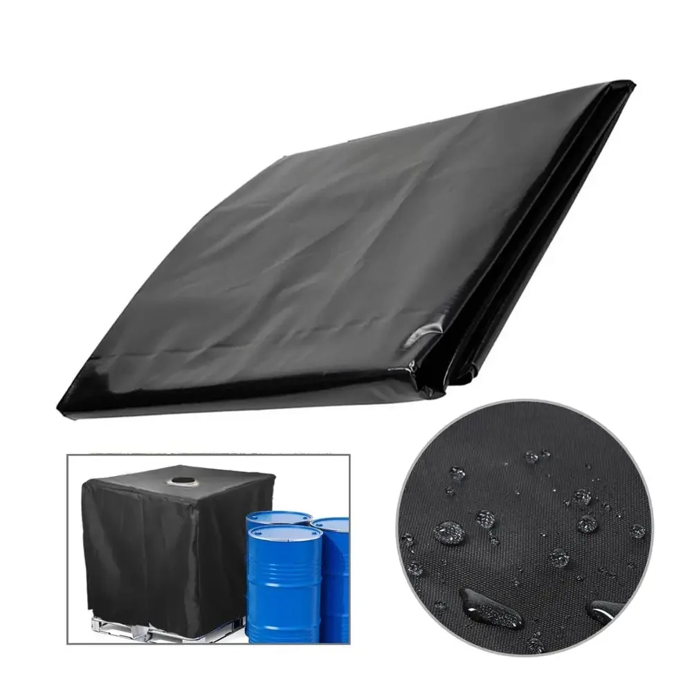 1000L IBC Container Aluminum Foil Cover Outdoor Water Tank Cover Dustproof UV Protection With Zipper IBC Tank Cover Tote Water Tank Cover