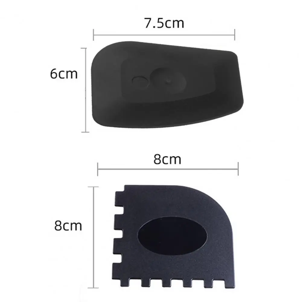 2Pcs Pan Scraper Convenient Wear-resistant Comfortable Grip Non-slip Grill Pan Cleaning Scraper Set Home Supplies