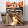 Photo Custom Blankets Add Your Creative Patterns Pet Photo Prints Suitable for Home Sofas Outdoor Camping Travel Beach Blankets 1