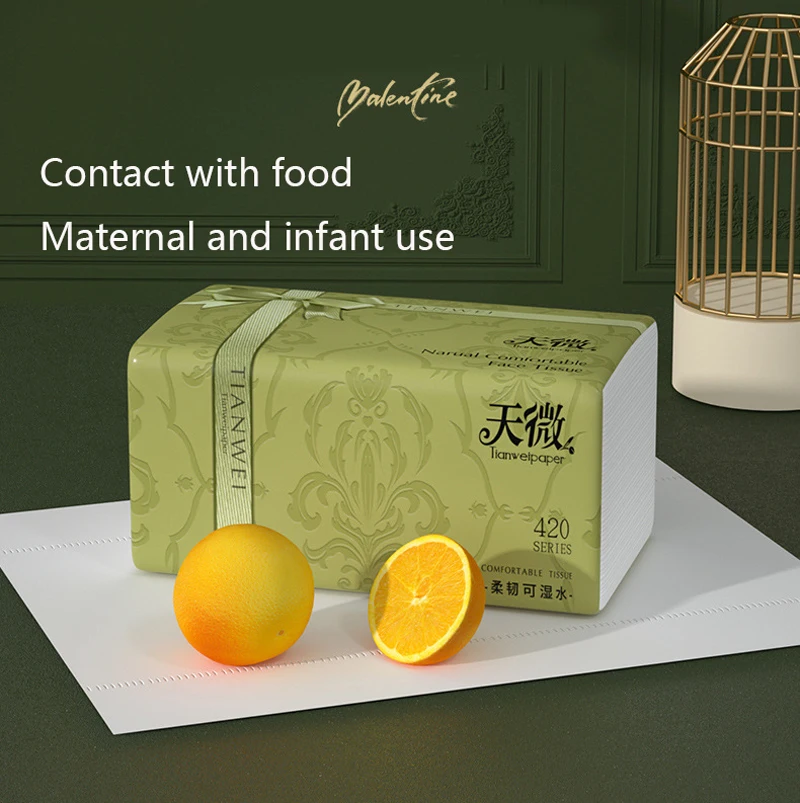Paper Napkins Home 4Pack/Sets Sanitary Paper Security Paper Napkins 175*120mm 5 Layer 52 Sheets Single Package Fashion Tissue Virgin Wood Pulp