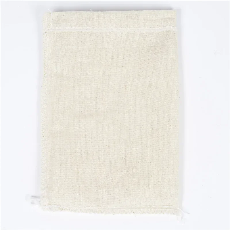 

Sacks Small Plain Pcs/lot Gift Drawstring For Home Cotton Pouches Storage 100 Christmas Package Wedding Bags Dustproof