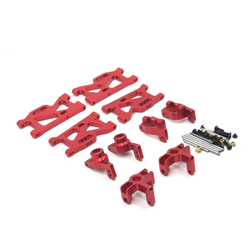 Metal Upgrade Swing Arm Steering Cup Set of 5 For WLtoys 144010 144001 144002 124016 124017 124018 124019 RC Car Parts 2