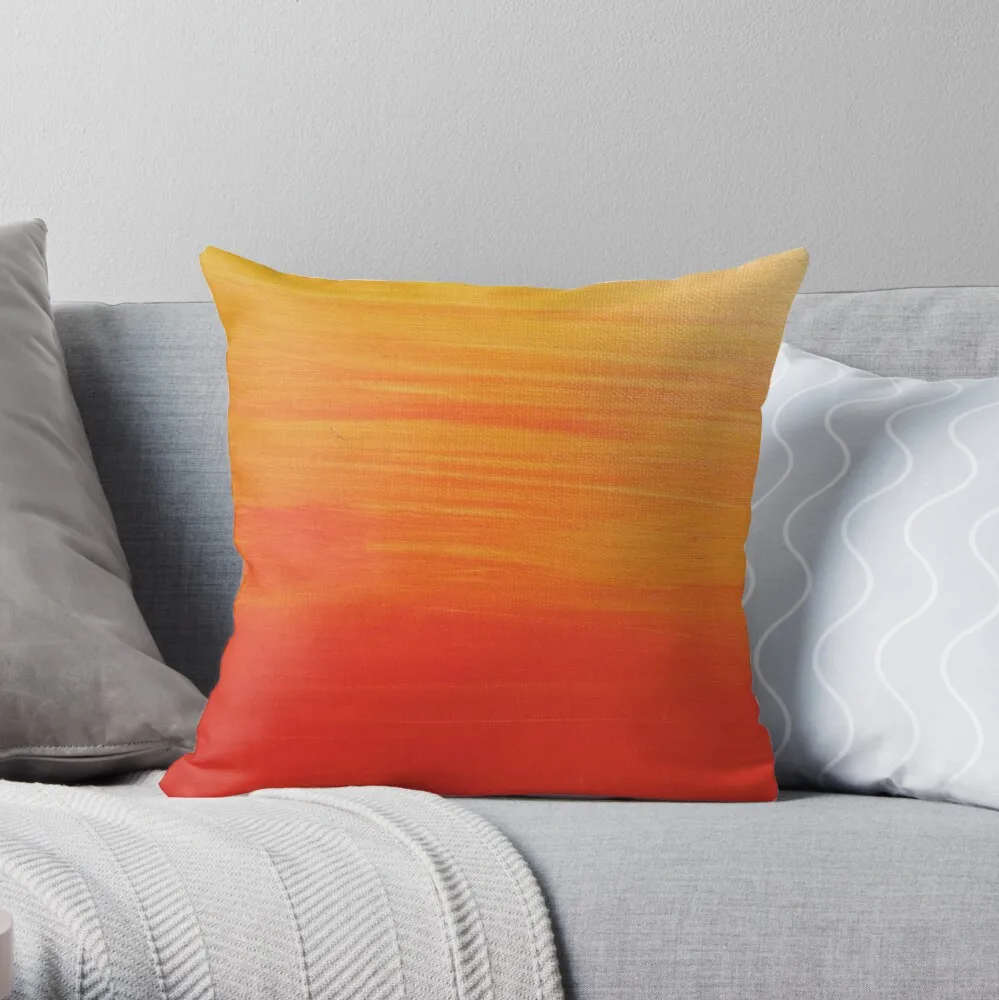 

Orange Haze Throw Pillow Sofa Covers
