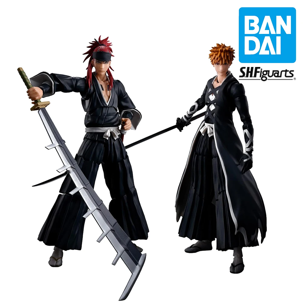 

Bandai Spirits S.h.figuarts Bleach Kurosaki Ichigo Abarai Renji Collectible Anime Figure Model Toys Gift for Fans