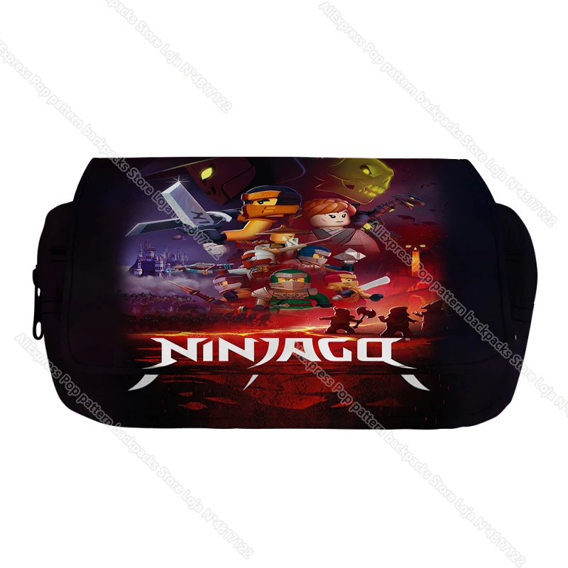Game Ninja Pencil Case Boys Girls Teens School Supplies Cartoon 3D Print Pencil Case Office Pencil Bags Makeup Purse 5