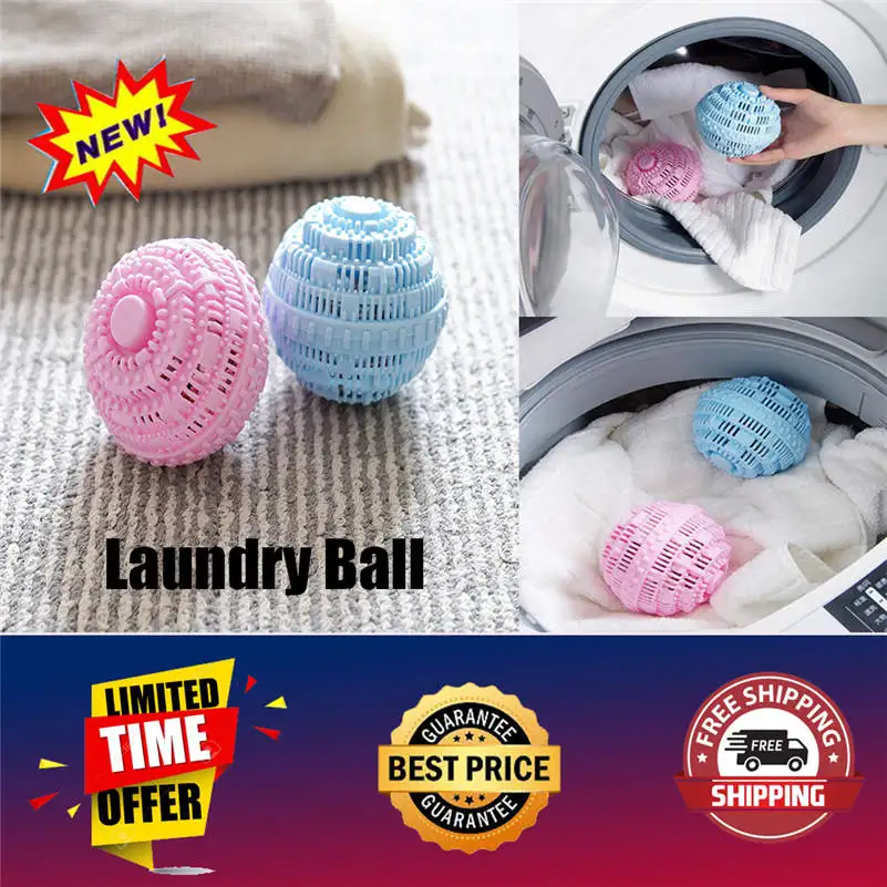 Details about   Laundry Cleaning Balls Washing Machine Wash Ball For Washzilla Anion Molecules 