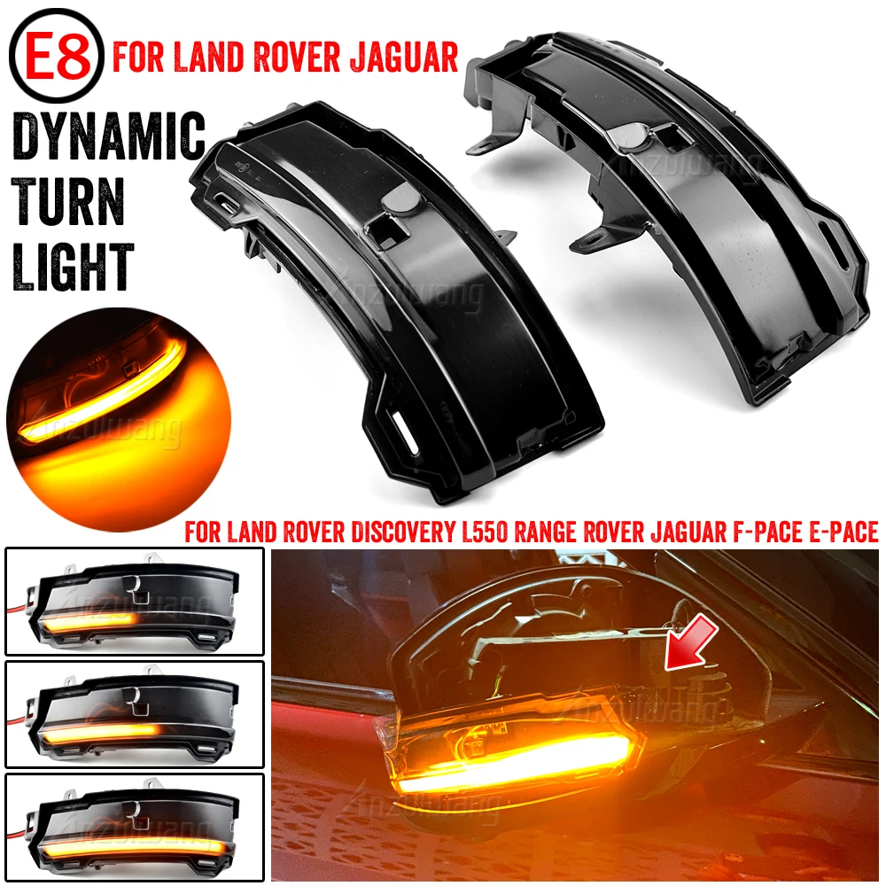 

Dynamic Blinker Indicator For Land Rover Discovery Sport Range Rover Evoque Velar For Jaguar F-Pace E-Pace LED Turn Signal Light