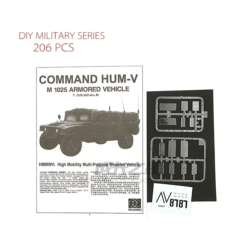 1/35 Military Armored Troop Carrier Assembly Toy