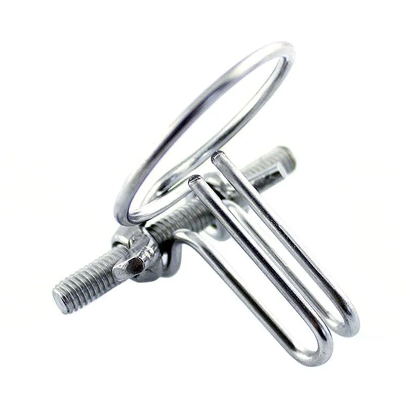 Male Horse Eye Urethra Expander Elastic Clamp Urethral Locking Ring Glans Rod Penis Plug Urethral Dilators