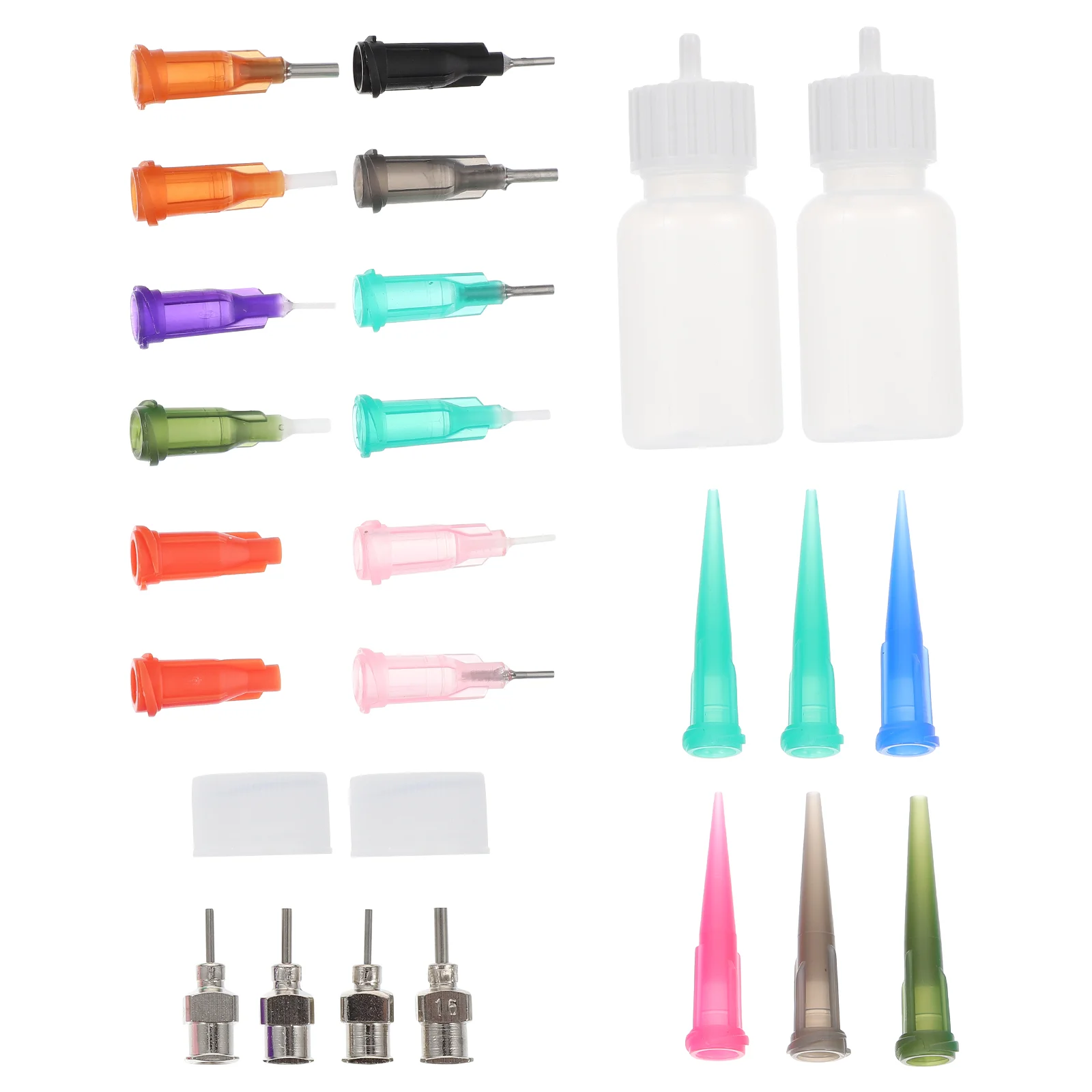 

Bottle For Washing Tattoo Bottle Set Needle Tip Applicator Empty Tattooing Multi-functional Nozzle Bottles Reliable Plastic
