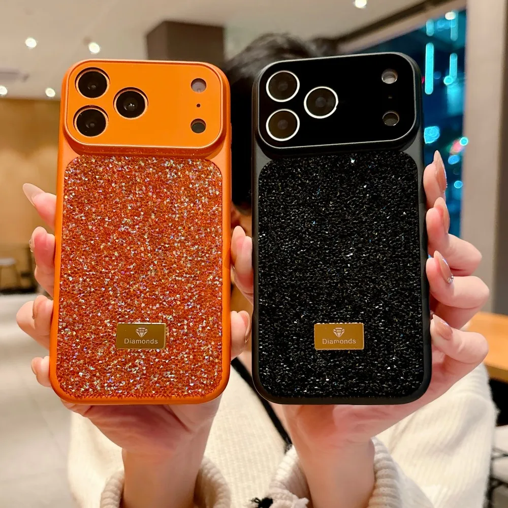 Luxury Bling Glitter Lens Protective Back Cover