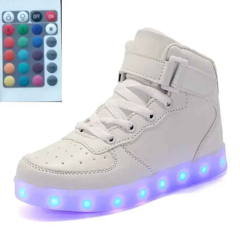 Zapatos LED con Control remoto de talla 25-42 con luces para niños