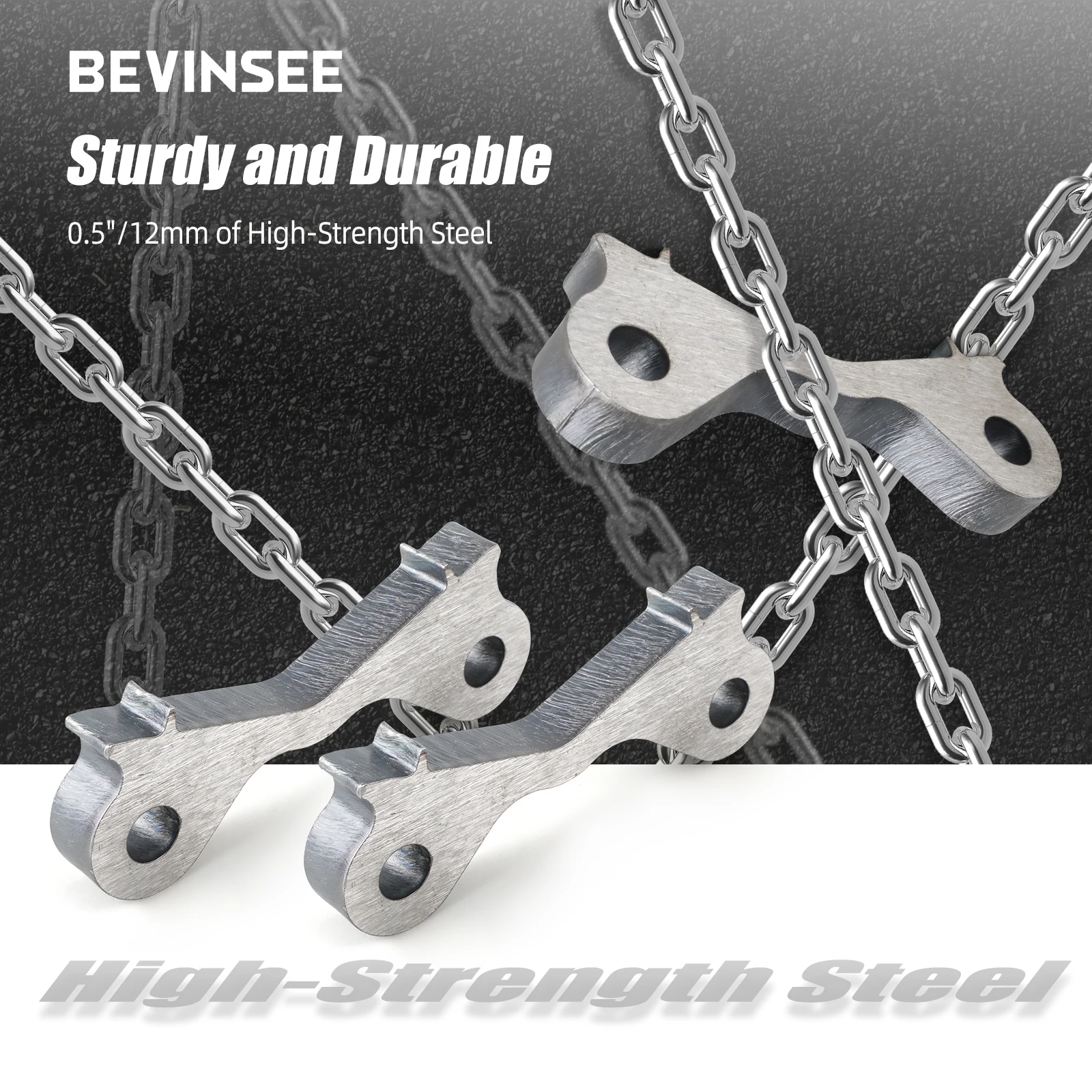 Steel Drift Dual Brake Calipers Adapters Weld-on for BMW E46 E36 All Rear Trailing Arms BEVINSEE