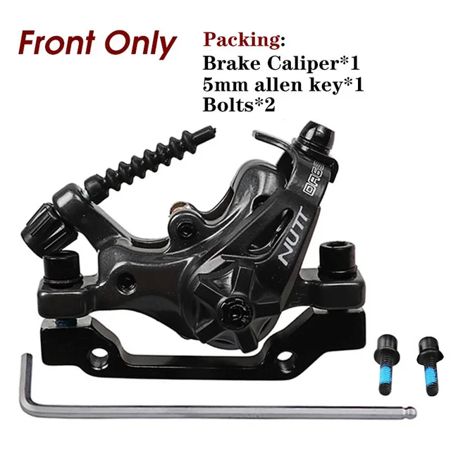 NUTT MTB Bike Alloy Mechanical Disc Brake Bilateral 160 180 MM Calipers