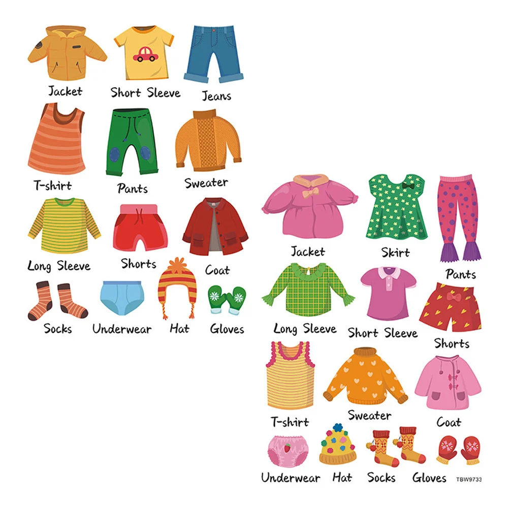 

Dresser Clothing Decals Dresser Sort Sticker Clothing Labels Removable Clothes Classification Labels Kids Drawer Wardrobe