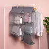 Home Organization Hanging Bag New Handbag Storage Hanging Bag Organizer Wardrobe Closet Storage Transparent Three-dimensional 5