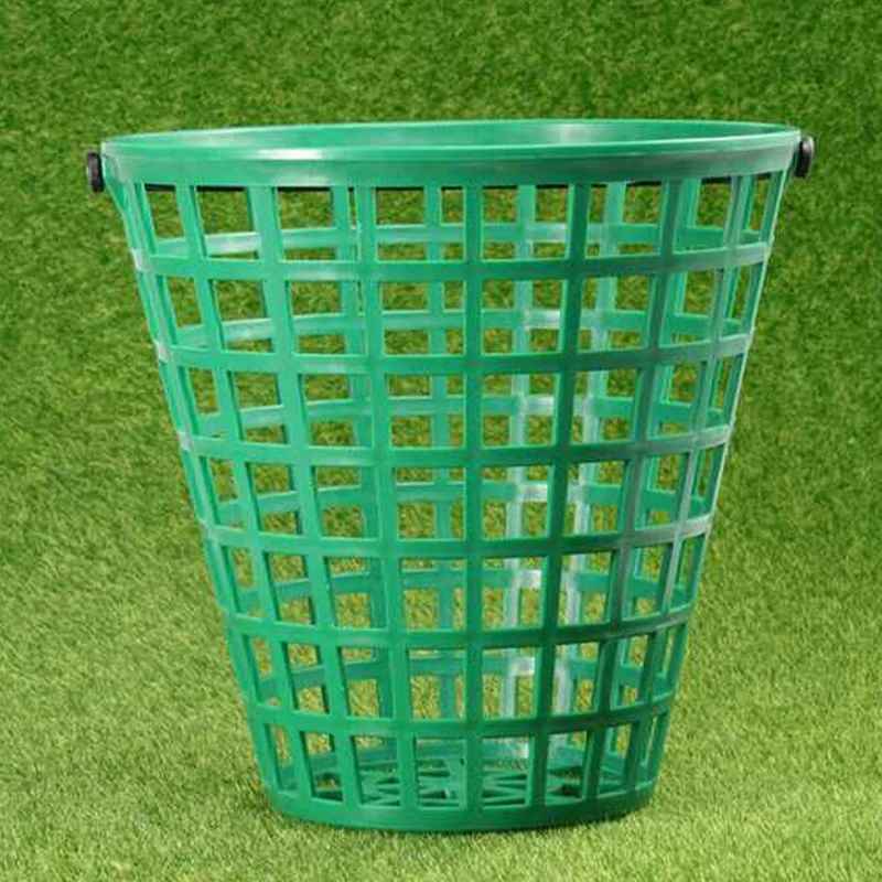 

Golf Basket Golf Container With Handle Ball Rack For Stadium Outdoor Sports Green