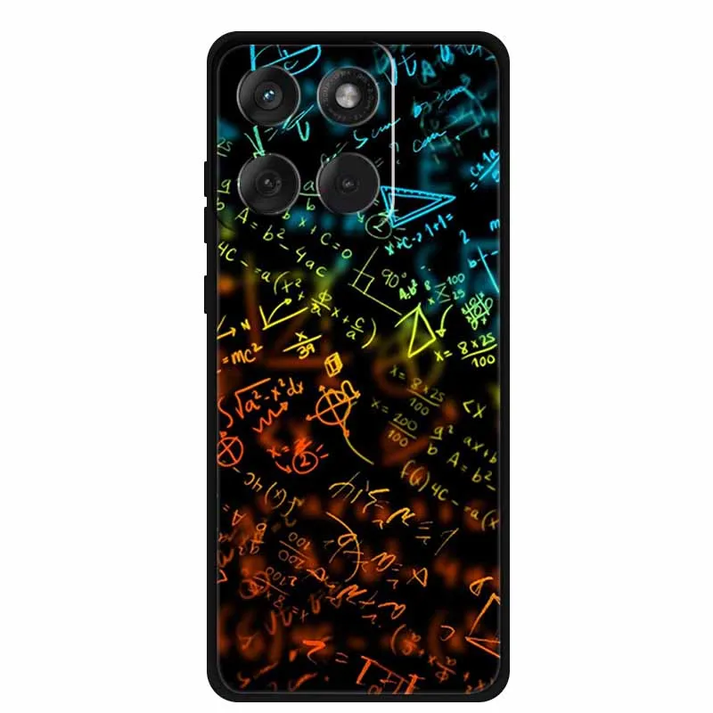 Cartoon Lovely Cat Black Silicone Soft TPU Phone Case