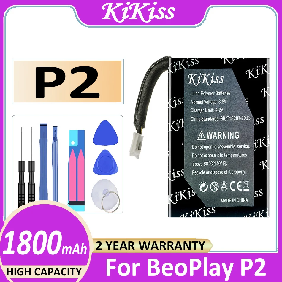 Batteria 1800Mah Per Bang & Olufsen Beoplay P2 Altoparlante Bateria