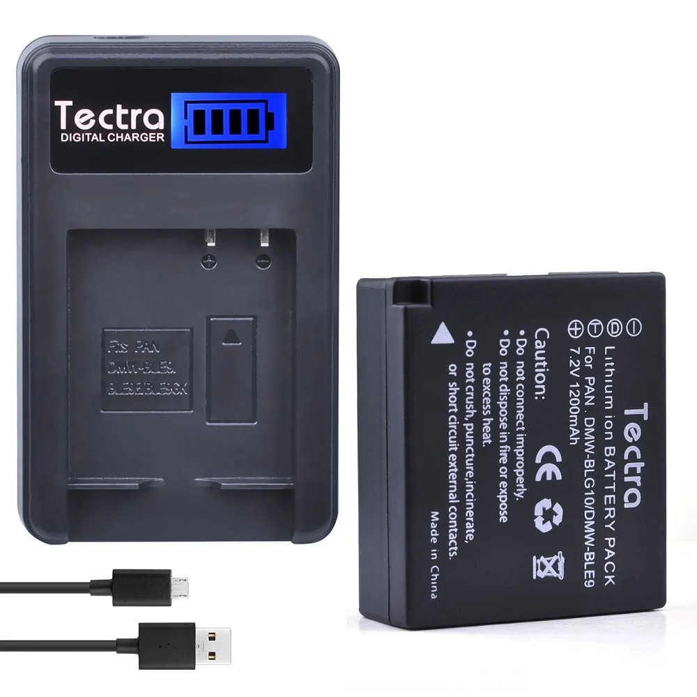 Batteria Agli Ioni Di Litio 7.2V/Caricatore Digitale Usb Per Leica Bp-Dc15 Akku, Leica D-Lux (Tipo 109),D-Lux 5/5E,D-Lux6/7,V-Lux 2/3,C-Lux Fotocamera