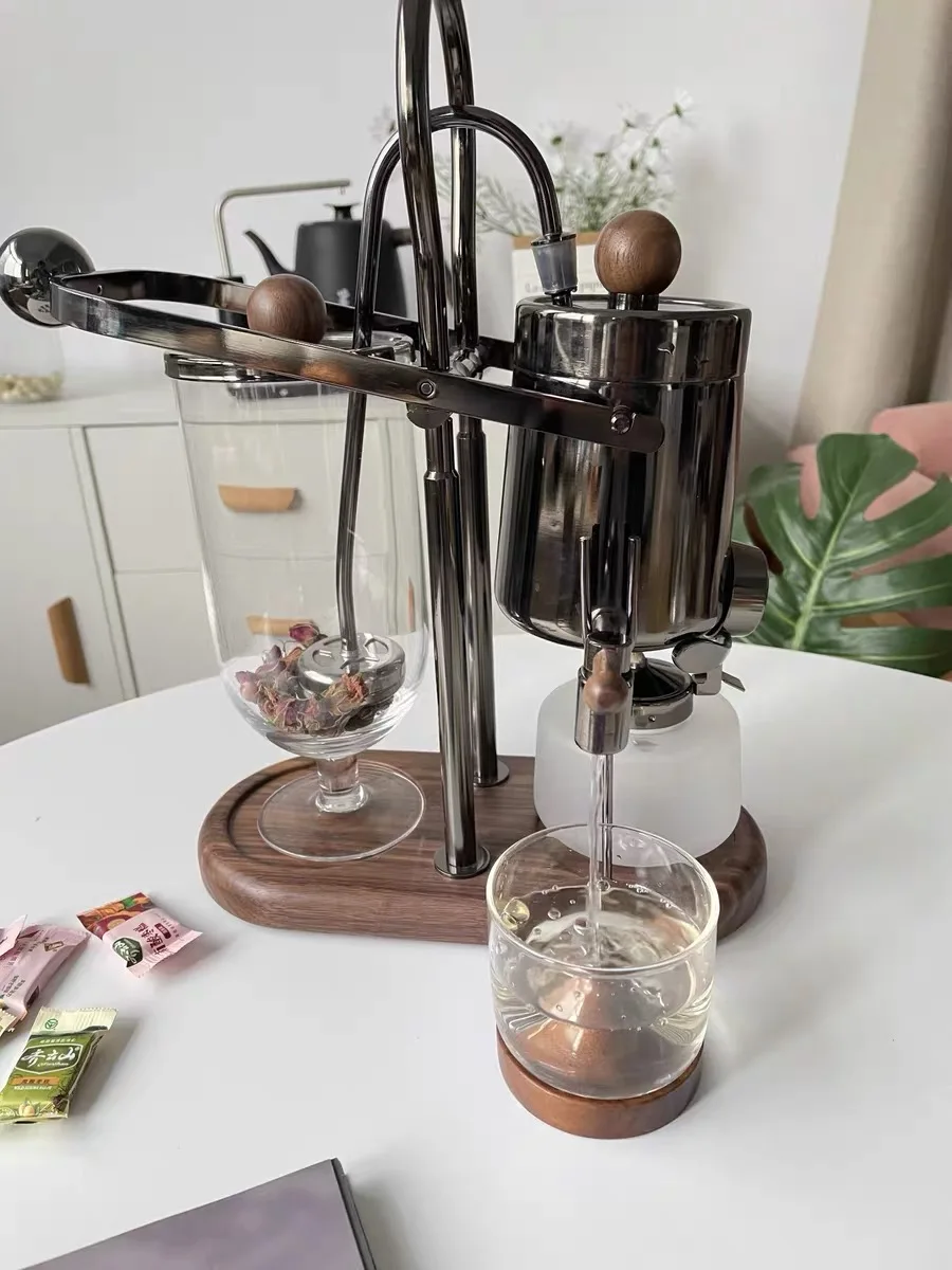 Luxury Vintage Style Home Coffee Maker Coffee Pot Belgian Royal Coffee  Machine Set Siphon Drop Coffee Pot Manual Coffee Grinder - AliExpress