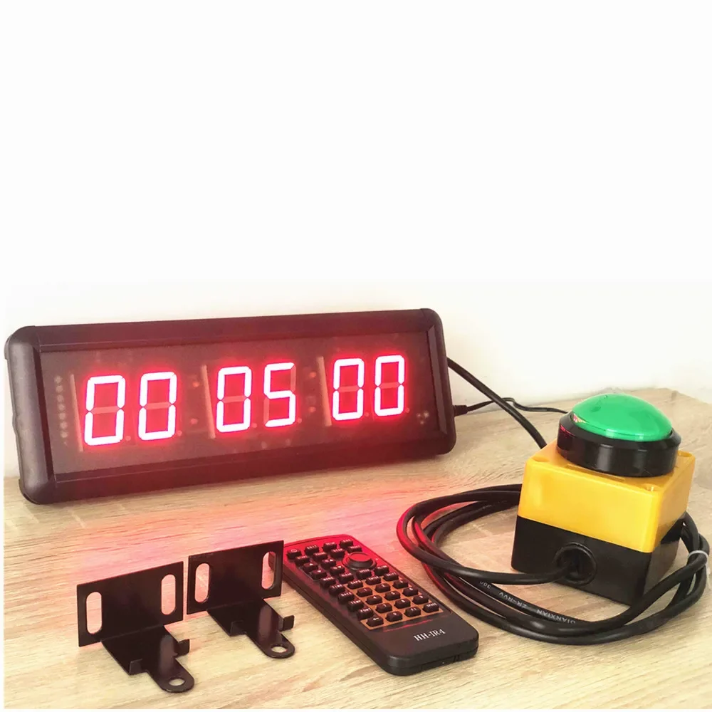 

11 inch Remote Control Led Display Electronic Clock Stopwatch Interval Timer Precision Wall Clock For School Gym Training Timer
