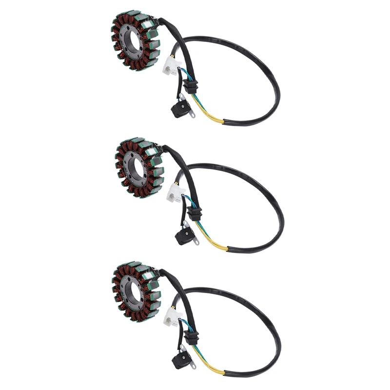 

3X Motorcycle Alternator Generator For Suzuki GN250 GN 250 Magneto Stator Magneto Coil 250Cc Charging Coils