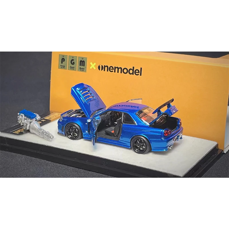 Pgm Onemodel 1:64 Gtr R34 Metal Model Car Gifts - AliExpress