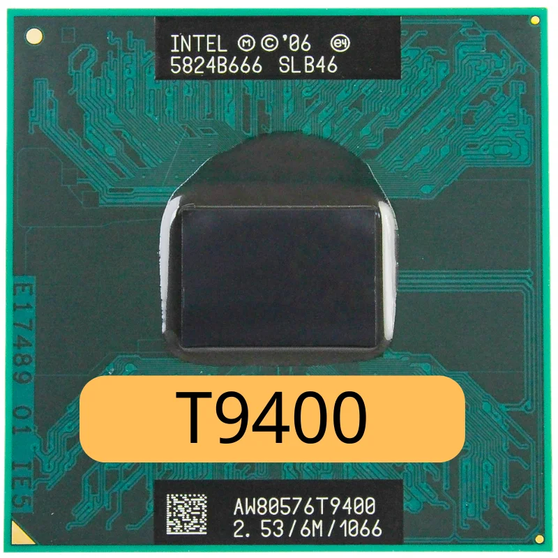 Intel Core 2 Duo T9400 Cpu Laptop Processor Pga 478 Cpu 100 Working