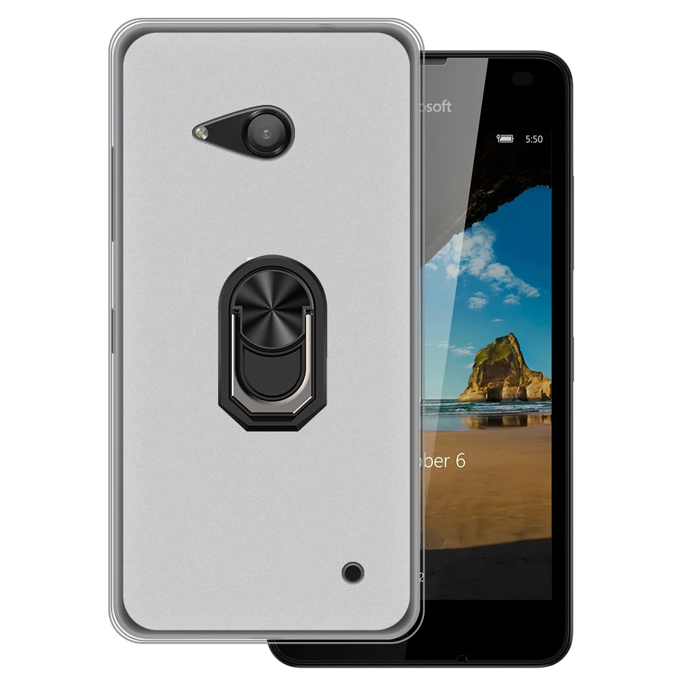 Supporto Per Anello Antiurto Di Lusso Per Custodia Nokia Lumia 550 Custodia Protettiva In Tpu In Silicone Morbido