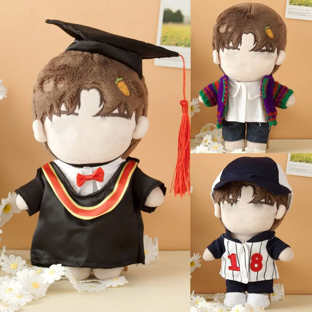 

5 Styles Clothes Suit Toys Accessories Cotton Stuffed Dolls Shorts Sweater Hoodies Mini Clothes 20cm Doll Clothes
